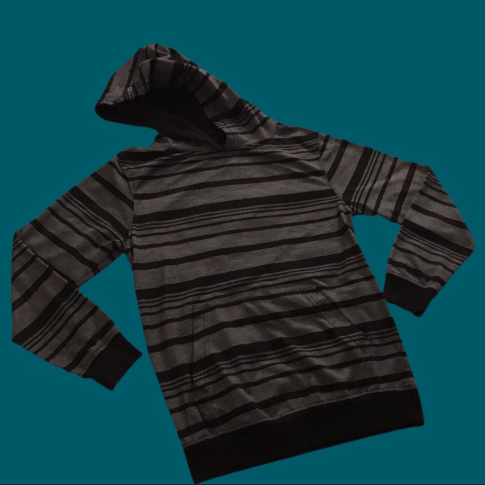 SWISS CROSS Striped Pullover Hoodie